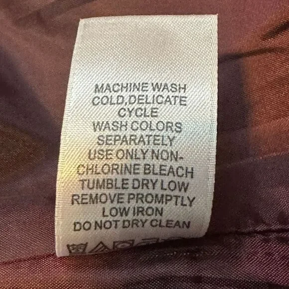 Woman Within Maroon Coat Zip Up Hooded | Women Size 16W - Picture 10 of 10